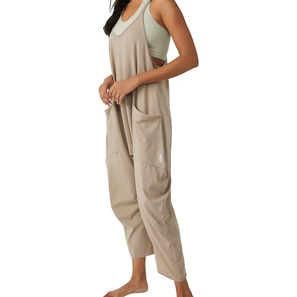 FP Movement by Free People Beige Jumpsuit